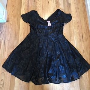 Torrid fun v-neck black dress
